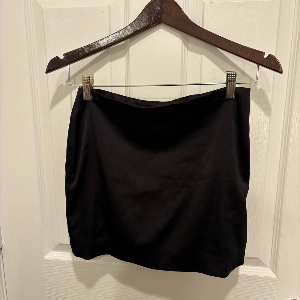 Sunday Best Black Mini Skirt
